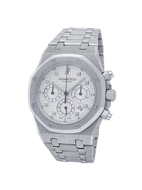 Pre-owned Audemars Piguet Royal Oak Chronograph White Dial Men's Watch 25960BC.OO.1185BC.01
