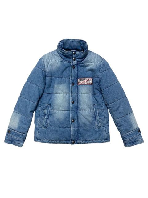 Japanese Brand - KNACKERED Denim Puffer Jacket