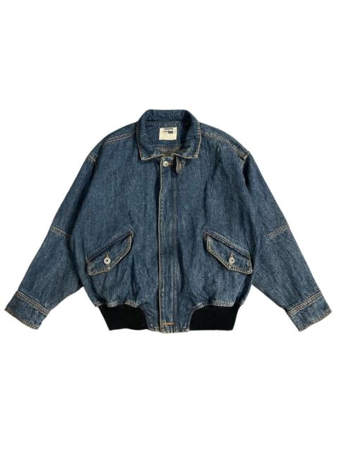 Other Designers Japanese Brand - Vintage Kensho Abe Denim Bomber Jacket
