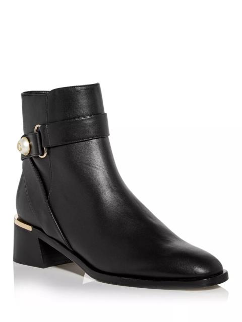 JIMMY CHOO Women's Noor 45 Block Heel Booties