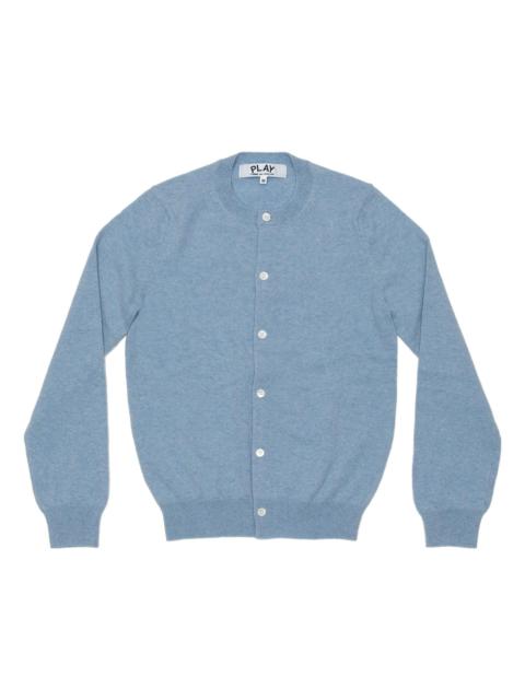 Comme des Garçons PLAY (WMNS) COMME des GARCONS PLAY V-Neck Pullover Sleeve Heart 'Blue' AZ-N091-051-2