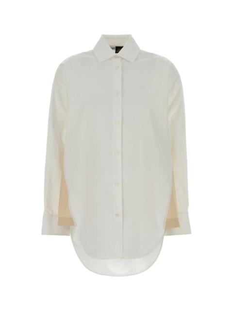 Loewe Loewe Paula's Ibiza Women White Poplin Paula S Ibiza Shirt