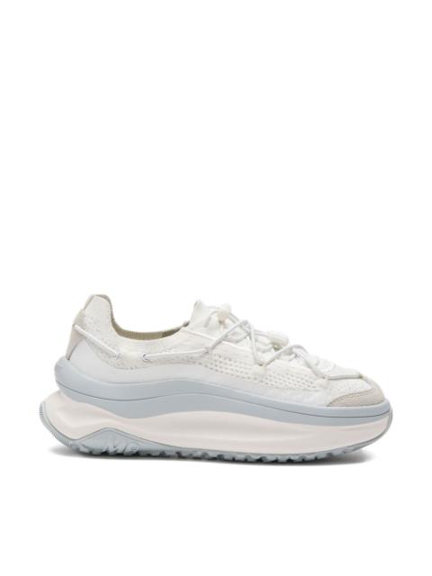 MOON BOOT LACE-UP KNITTED SNEAKERS