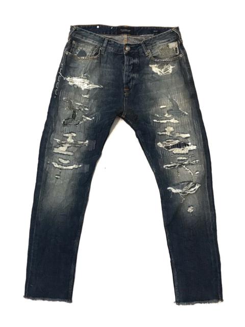 Other Designers Scotch & Soda - distrese denim like kapital pacthwork
