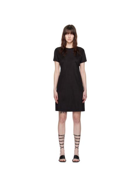 FILIPPA K Black Shiny Minidress