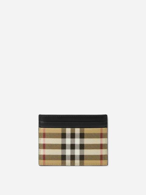 Burberry CHECK LEATHER CARD HOLDER