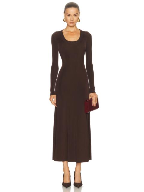 ROLAND MOURET Scoop Neck Ceremony Dress