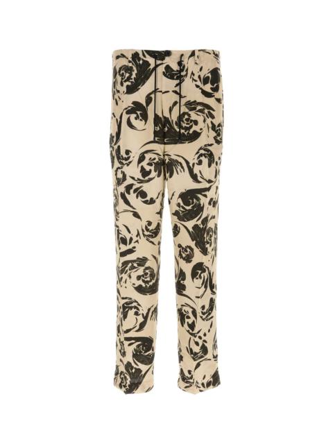 Dries Van Noten Dries Van Noten Men Pritned Viscose Penny Pant