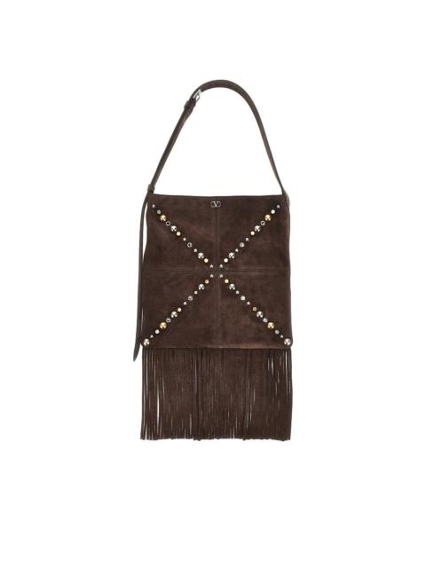 Valentino 'NELLCÔTE' SUEDE LEATHER SHOULDER BAG