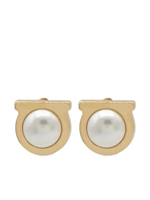 FERRAGAMO Ferragamo Gancini Stud Earrings