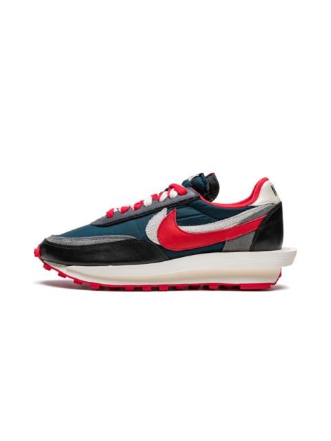 Nike LDWaffle "Undercover x Sacai - Midnight Spruce University Red"