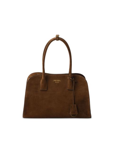 トートバッグ PRADA RE-NYLON PATCHWORK MEDIUM TOTE BAG Prada Medium Re-Nylon patchwork tote bag with embroidery