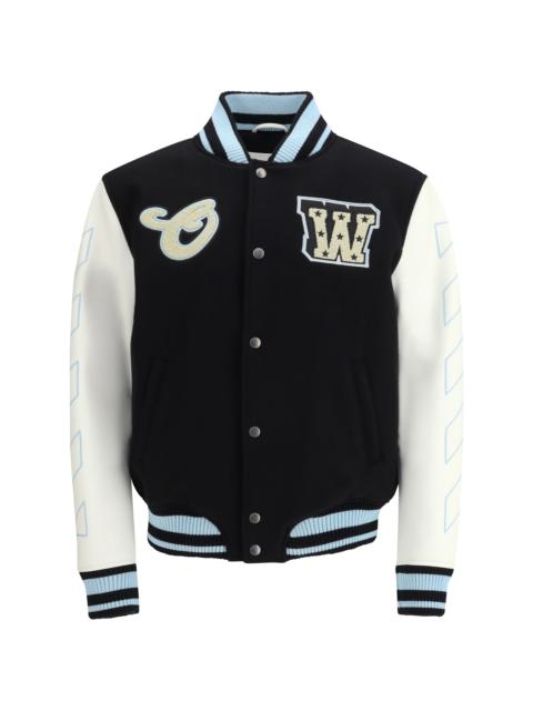 Off-White Off-White Men Varsity Star Logo Jacket