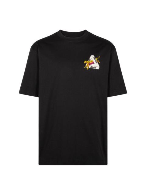 PALACE DON'T ASK T-SHIRT NAVY - jkzq7wyt2h3u | REVERSIBLE