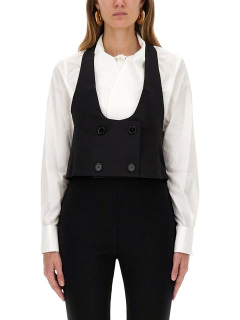 NINA RICCI VEST WITH OPEN BACK