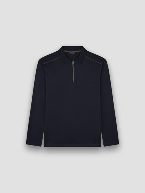 Paul & Shark AQUA TOUCH COTTON POLO SHIRT WITH ZIP