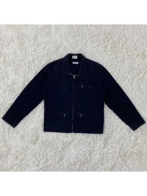 Other Designers Vintage - SIMPLE d' ANVERS ZIPPER NAVY JACKET MADE IN BELGIUM