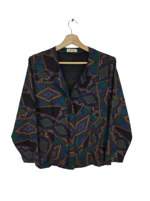 Other Designers Designer - Vintage Wool Cardigan Native Style