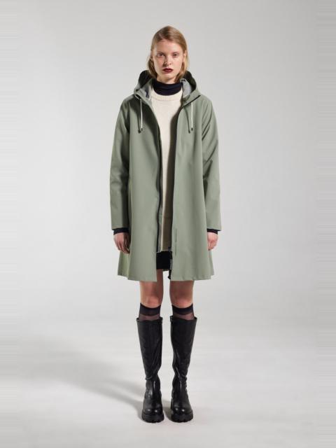 Stutterheim Mosebacke Lightweight Zip Matte Raincoat Comet