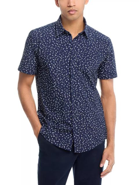 BOSS Roan Slim Fit Printed Short Sleeve Shirt