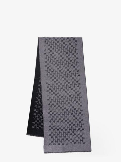 Gucci Reversible Jacquard Wool Scarf