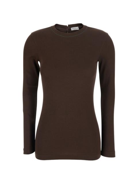 Brunello Cucinelli Brunello Cucinelli Women Cotton Crewneck Sweater