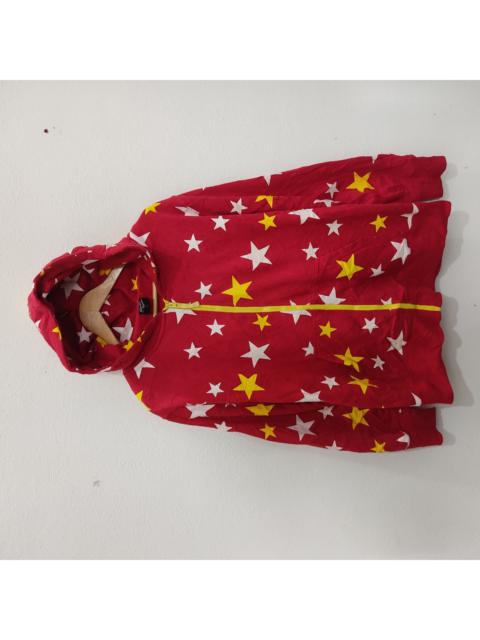 Other Designers American Apparel - American Full Print Star Flag Red Hoodie