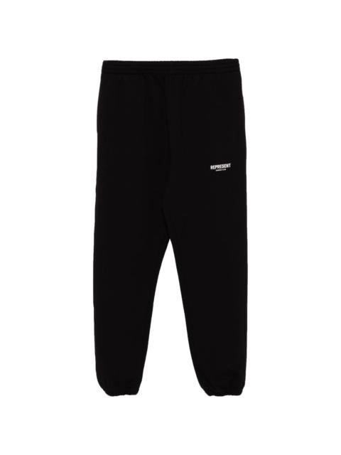 REPRESENT logo-print track pants