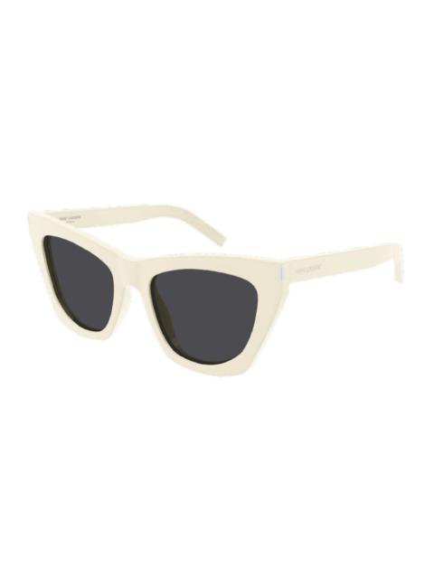 SAINT LAURENT Saint Laurent Ladies Black Cat Eye Sunglasses SL214KATE 035