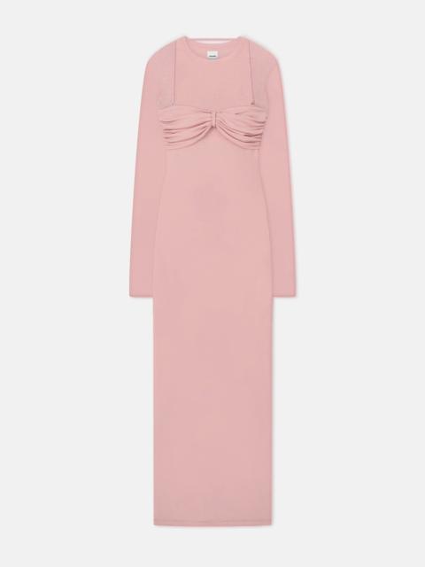 Nanushka Mesh Jersey Midi Dress