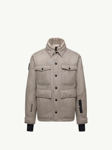 Moncler Grenoble Antuco Wool Down Shirt Jacket