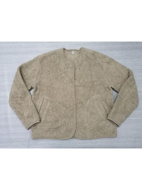 Other Designers Japanese Brand × Uniqlo - UNIQLO Button Up Fleece Sweater