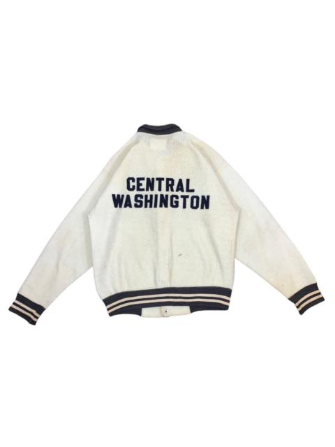 Other Designers VINTAGE 50s CHAMPION CENTRAL WASHINGTON KNITTED SWEATER
