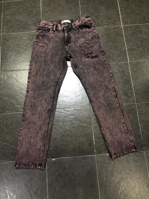 Levi's Levis 502 Regular Taper Purple Acid Wash Denim