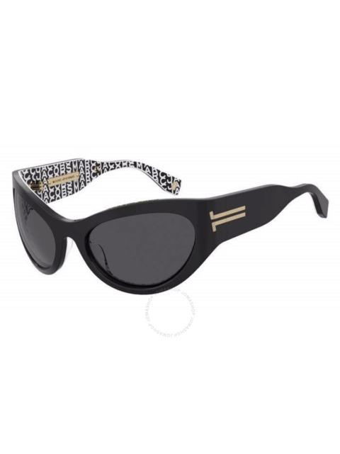 Marc Jacobs Marc Jacobs Grey Antireflex Wrap Ladies Sunglasses MJ 1087/S 0807/2K 61