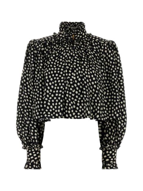 Chloé Printed Silk Top