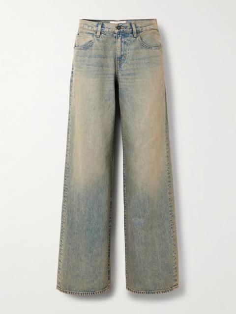 SLVRLAKE Mica Low-rise Wide-leg Jeans