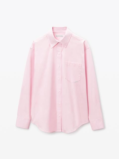 Alexander Wang Boyfriend Shirt in Cotton