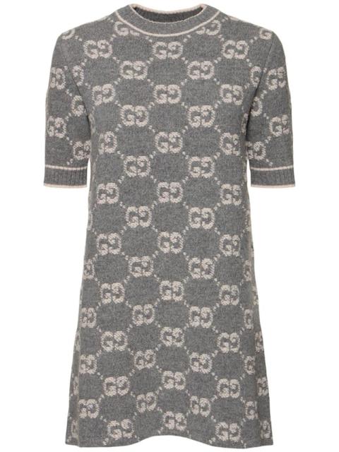 GG wool bouclé jacquard dress