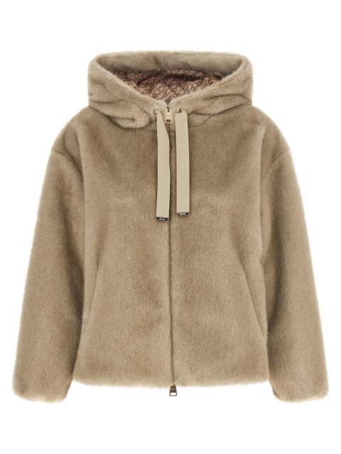 Herno Herno Women Eco Fur Hooded