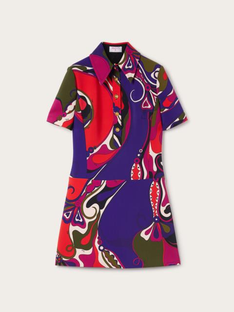 PUCCI ORCHIDEE PRINT SHORT DRESS
