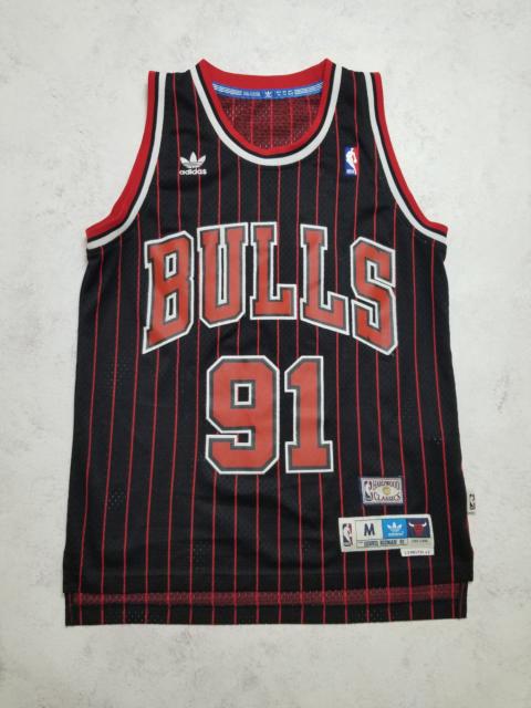 adidas Dennis Rodman #91 Chicago Bulls NBA Embroidered Jersey