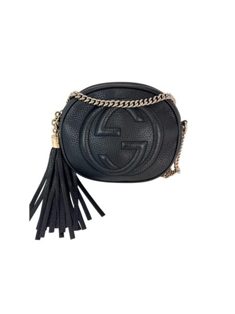 Gucci Mini Soho Black Leather Crossbody Bag