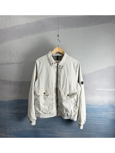 Moncler Moncler Off-White Logo Technical Zip-Up Jacket