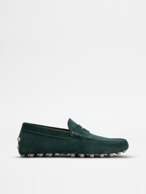 Tod's TOD'S GOMMINO BUBBLE IN SUEDE - GREEN