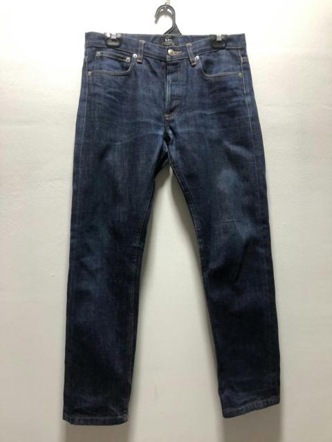 APC Denim Pants Petit Standard Jean Droit Etroit Selvedge