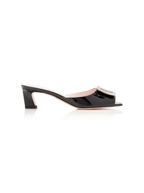 Roger Vivier Trompette Patent Leather Mules black
