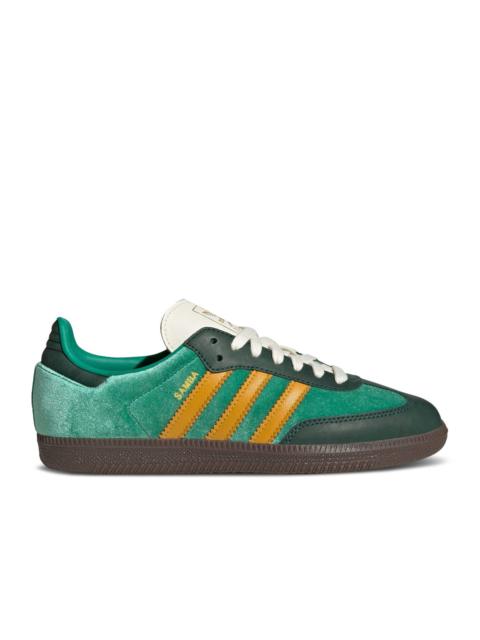 adidas WMNS SAMBA OG 'GREEN PRELOVED YELLOW VELVET'