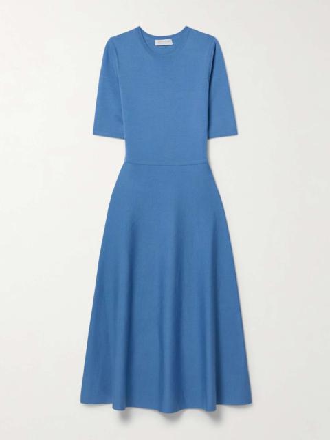 Seymore wool and cashmere-blend midi dress Blue
