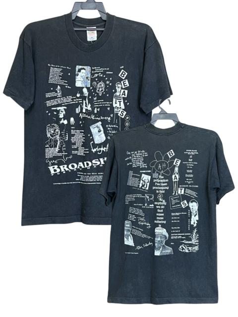 Other Designers POP MAGAZINE - VINTAGE 90s THE BROADSHIRT POETRY MAGAZINE 1st ISSUE T SHIRT